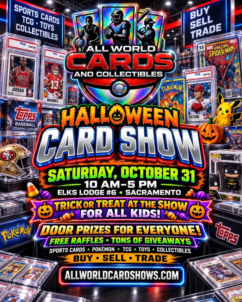 All World Card Shows THE Halloween show flyer